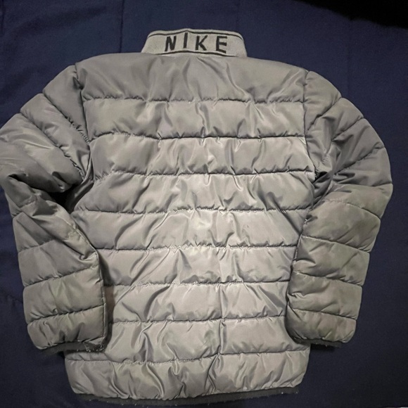 Nike Kids Gray Puffer Jacket - Picture 3 of 3